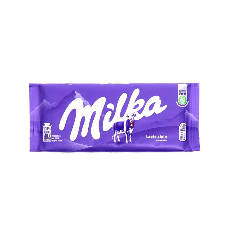 Chocolate Milka Lapte Alpin 100 Gr