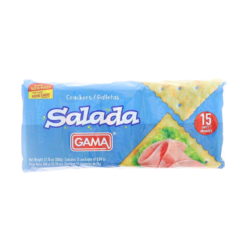 Galleta Gama Salada 15 Un 360 Gr