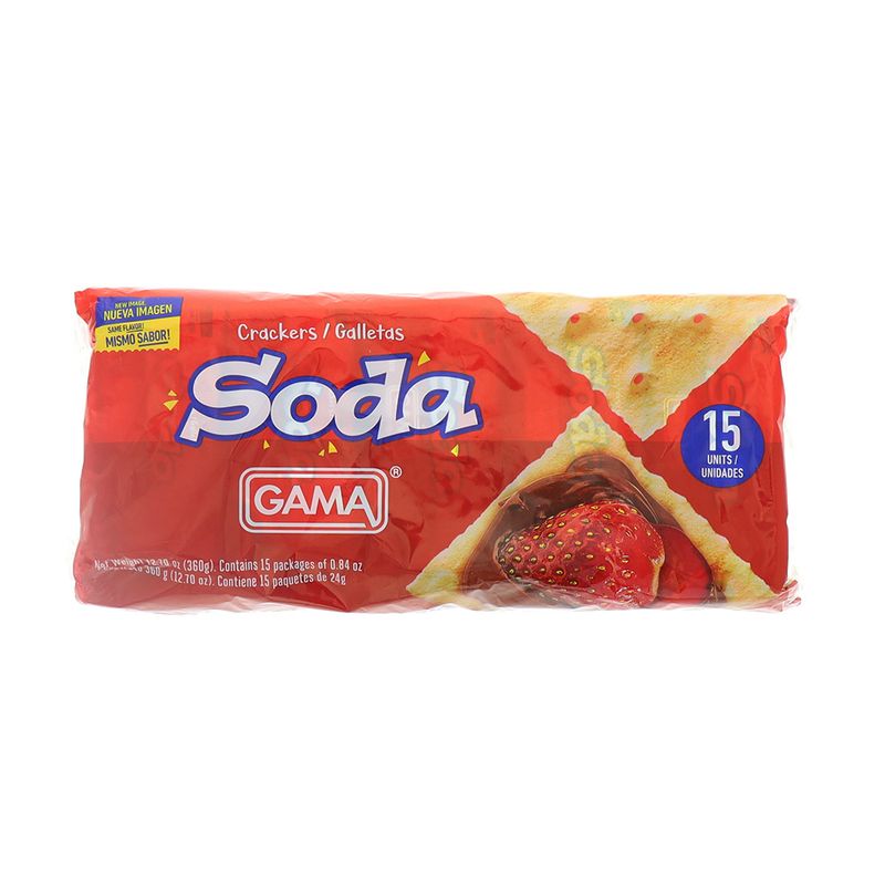 Galleta Gama Soda 15 Un 360 Gr