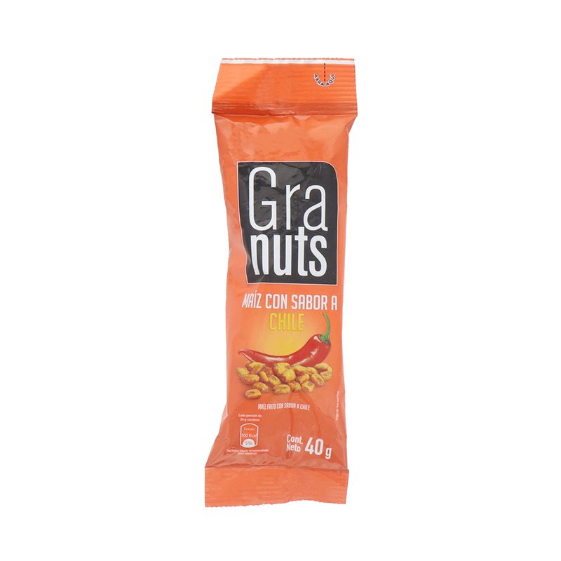 Maíz Frito Granuts Sabor A Chile 40 Gr