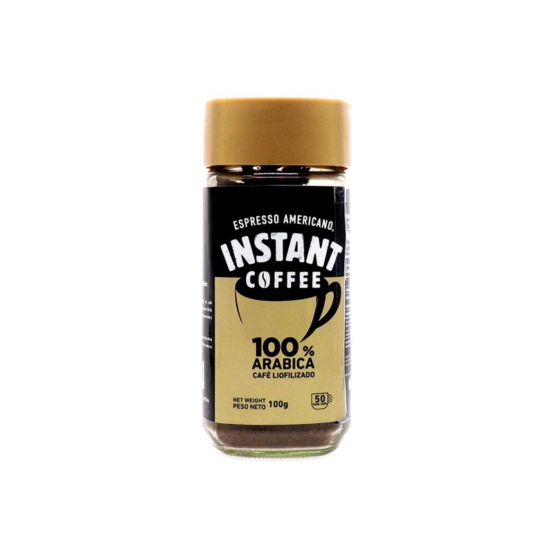 Café Instant Espresso Americano Arabica 100Gr