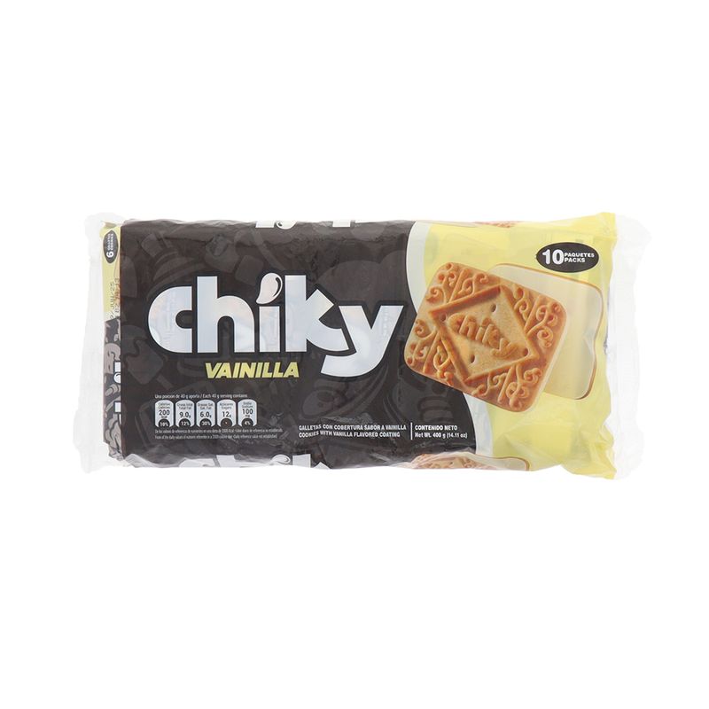 Galleta Pozuelo Chiky Sabor Vainilla 400Gr