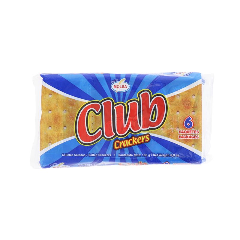 Galleta Salada Molsa Club 198Gr