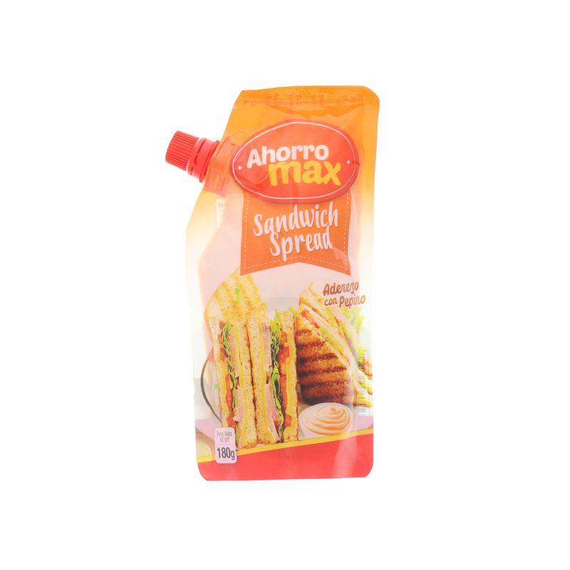 Sandwich Spread Ahorro Max Con Pepino 180 Gr