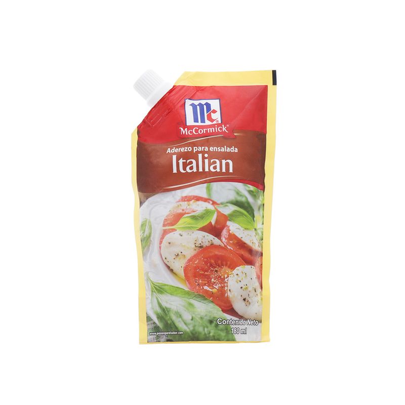 Aderezo Mccormick Italian Doy Pack 180 Ml