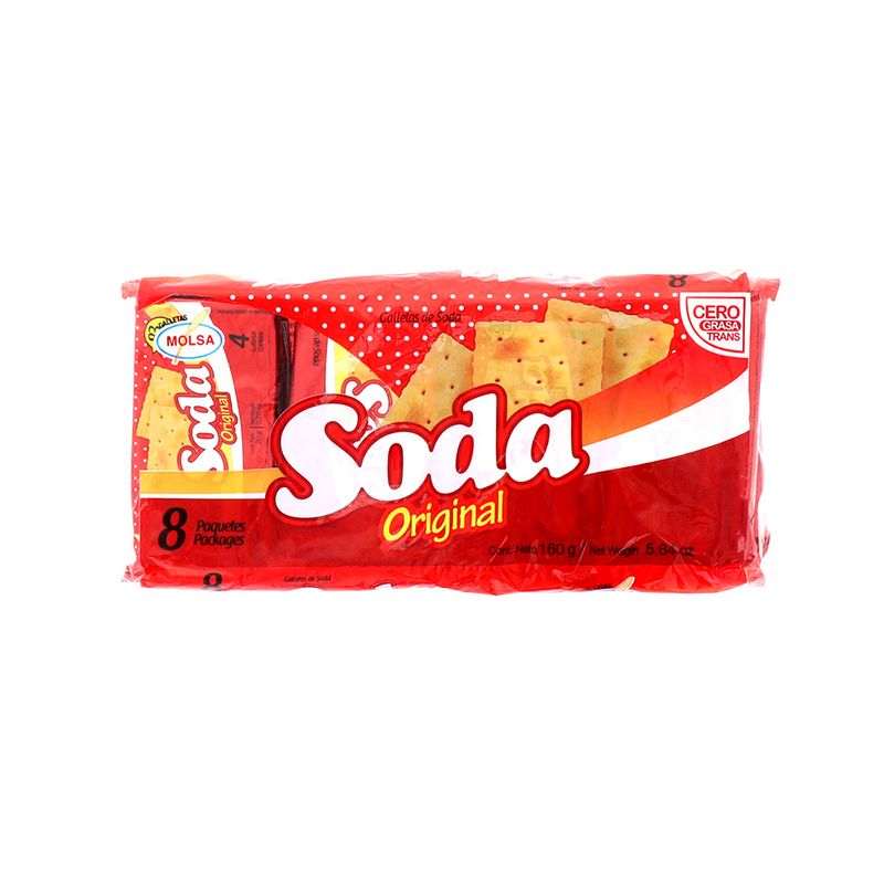 Galleta De Soda Molsa Original 160 Gr
