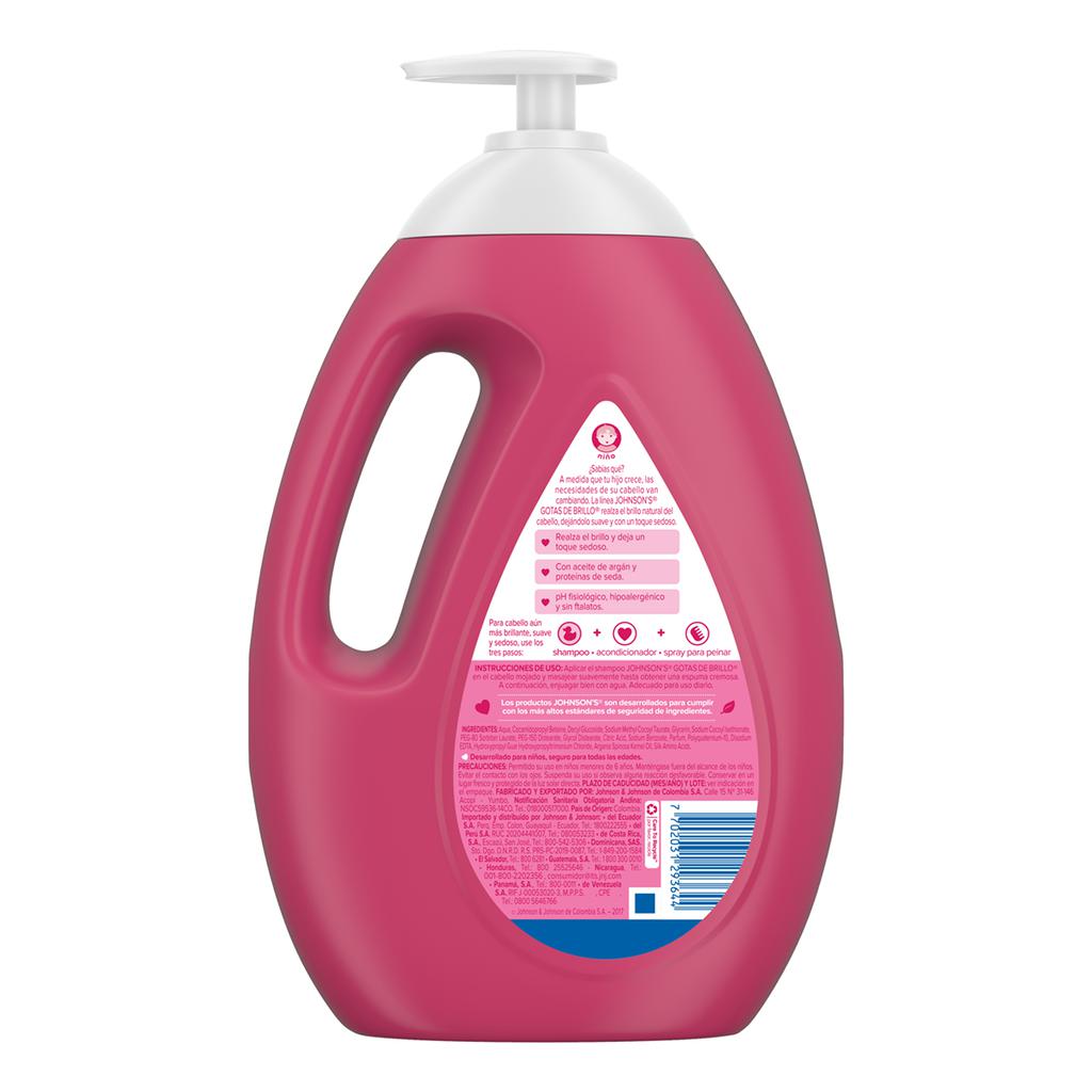 Johnson's Shampoo Gotas de Brillo 1 L / 33.81 oz