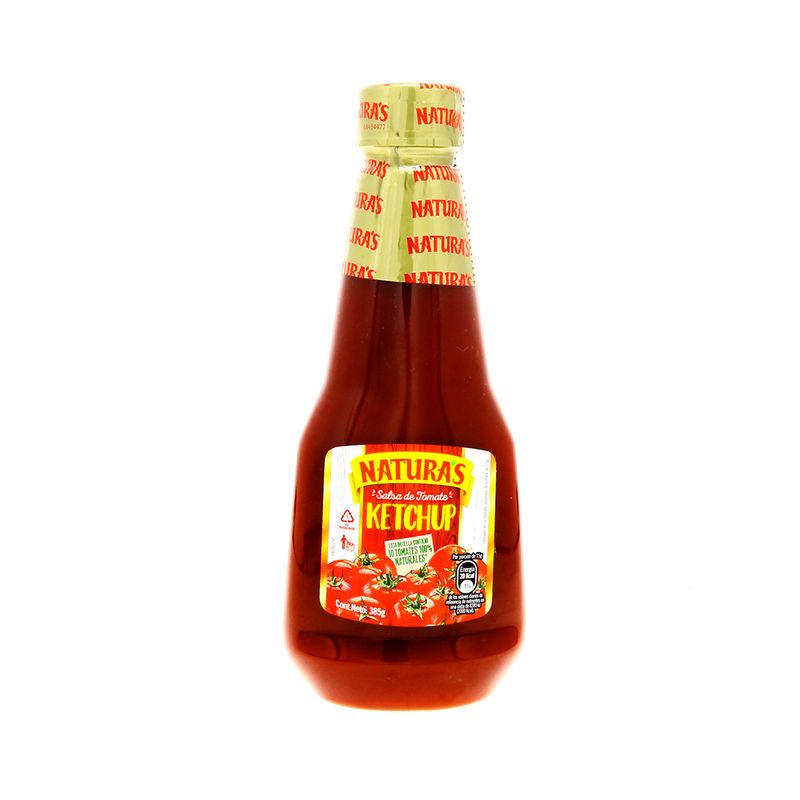 Salsa De Tomate Naturas Kétchup Bote 385 Gr