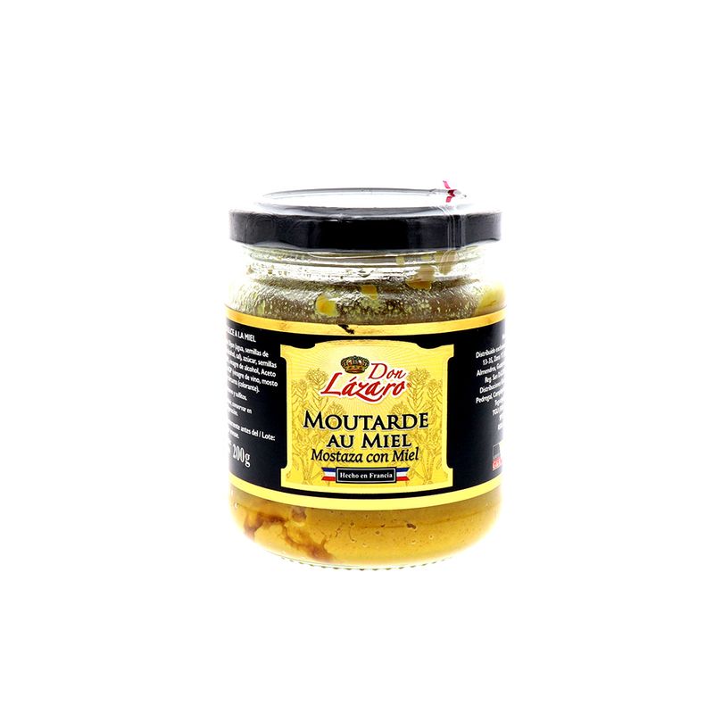 Mostaza Don Lázaro Con Miel 200 Gr