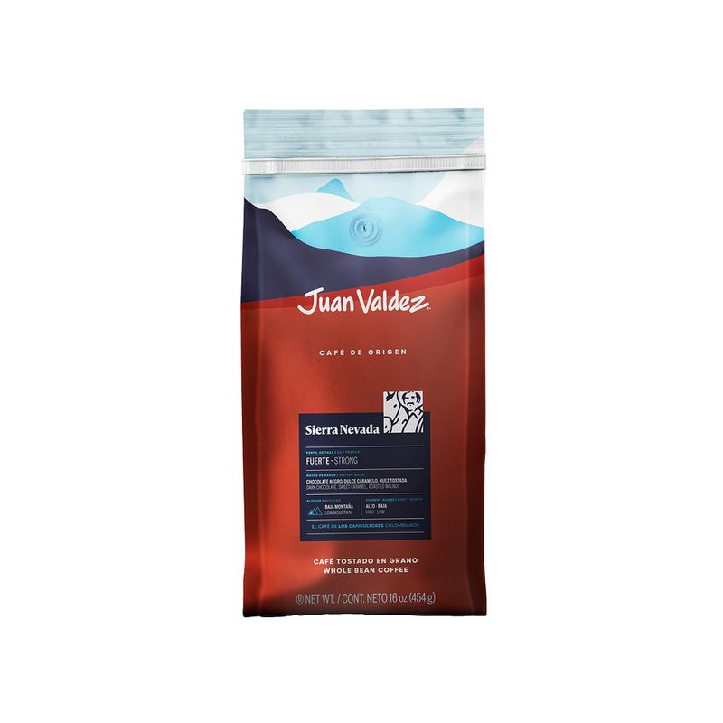 Café Tostado Grano Juan Valdez Chocolate Dulce Nuez Tostada 454 Gr
