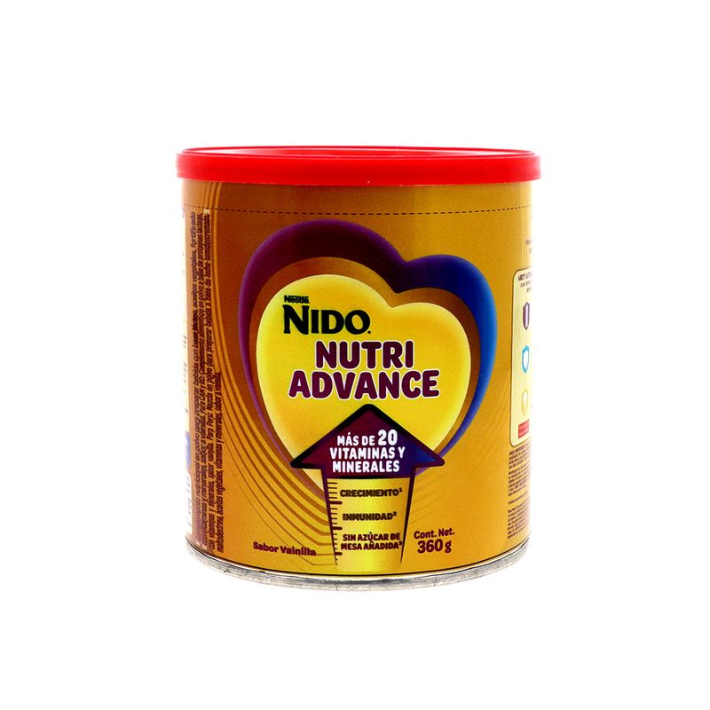 Complemento Alimenticio Nido Vainilla 360 Gr