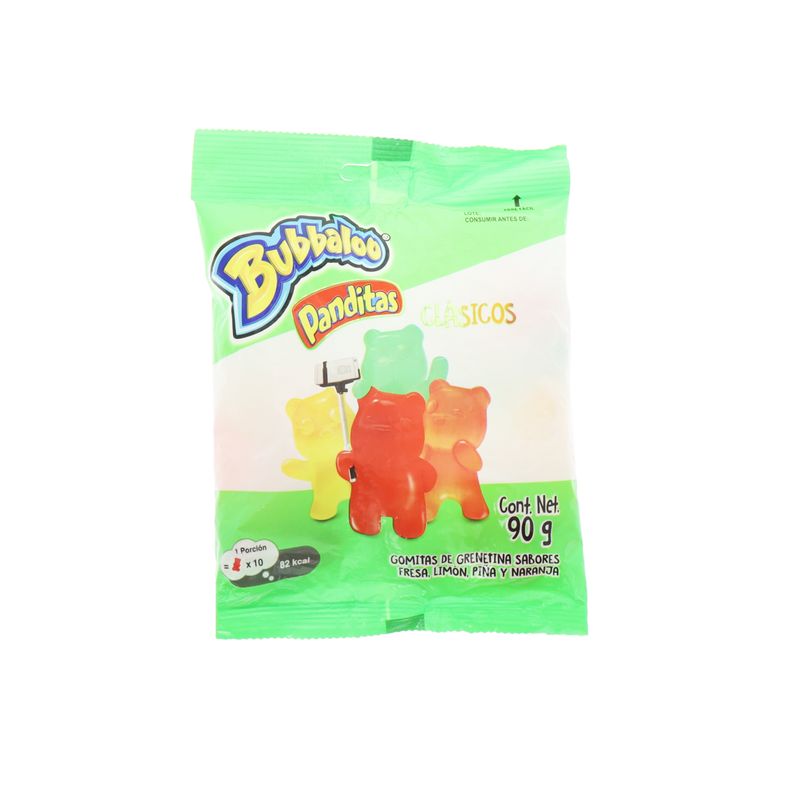 Gomitas Bubbaloo Panditas Clásicos 90 Gr