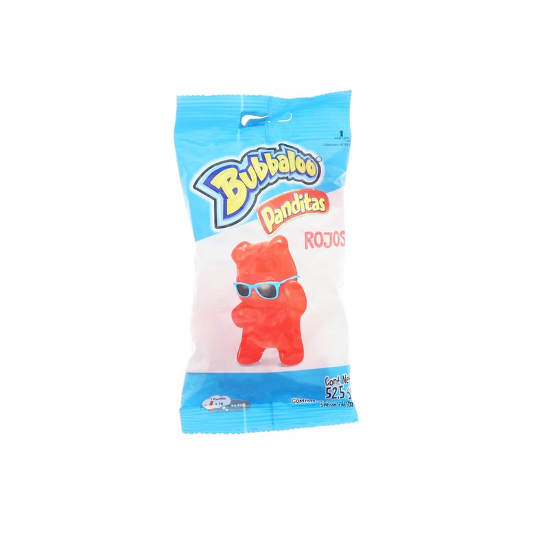 Gomitas Bubbaloo Panditas Rojos 52.5 Gr