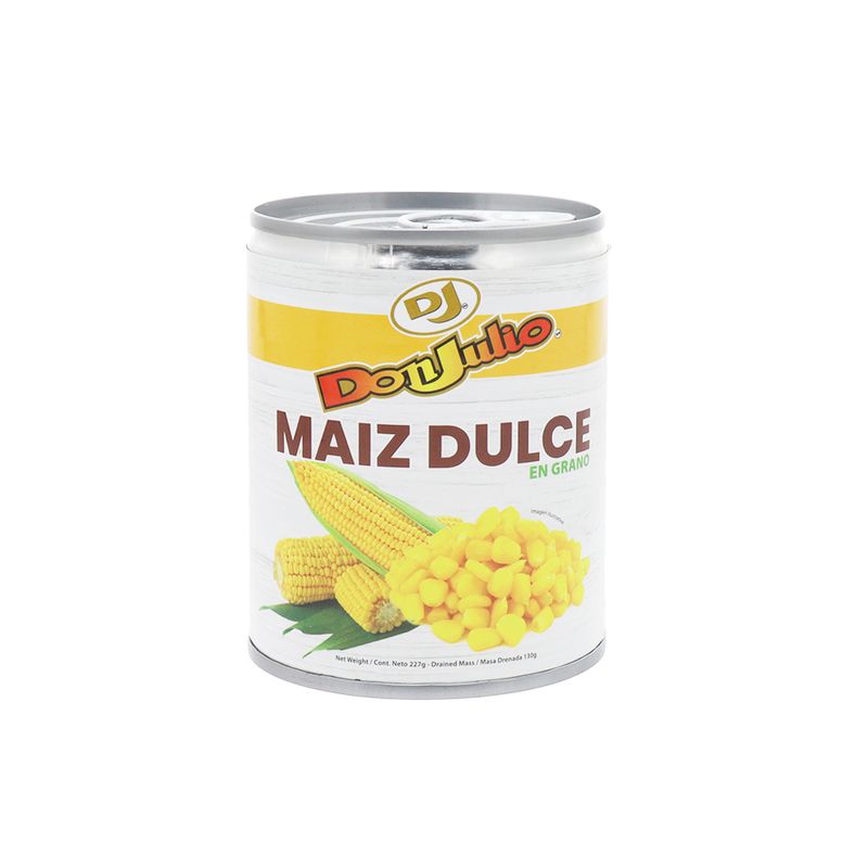 Maíz Dulce Don Julio En Grano 227 Gr