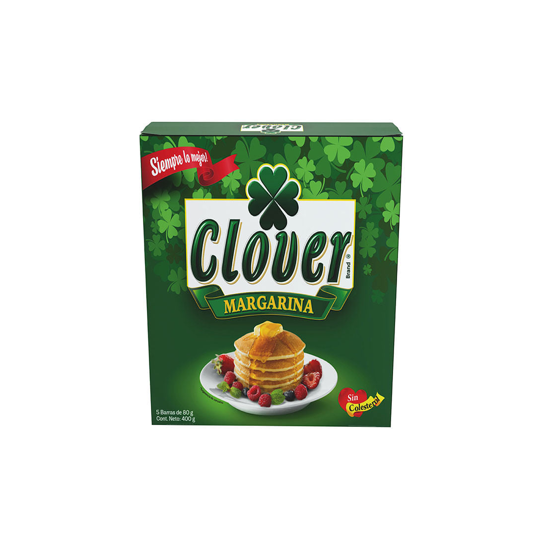 Margarina Clover Brand Sin Colesterol 400 Gr