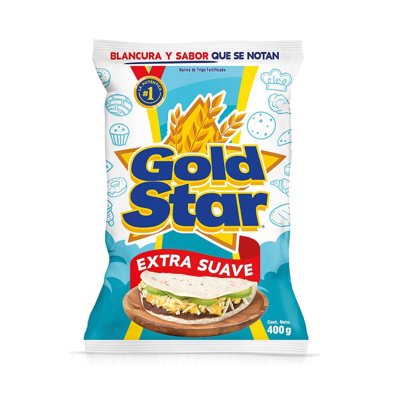 Harina Gold Star Extra Suave 400 Gr