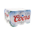 9Pack Cerveza Coors Light Lata 354 Ml