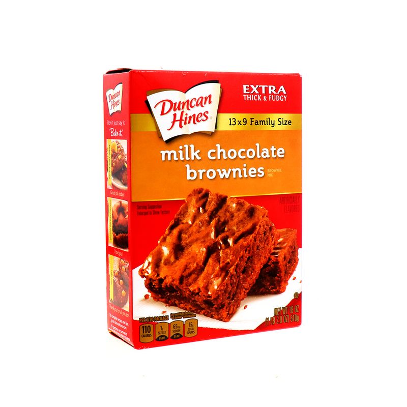 Mezcla Brownies Dhines Milk Chocolate 20 Oz