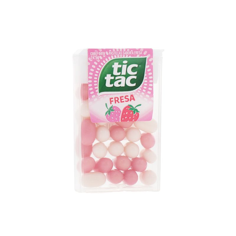 Pastillas Tic Tac Sabor Fresa 14.5 Gr