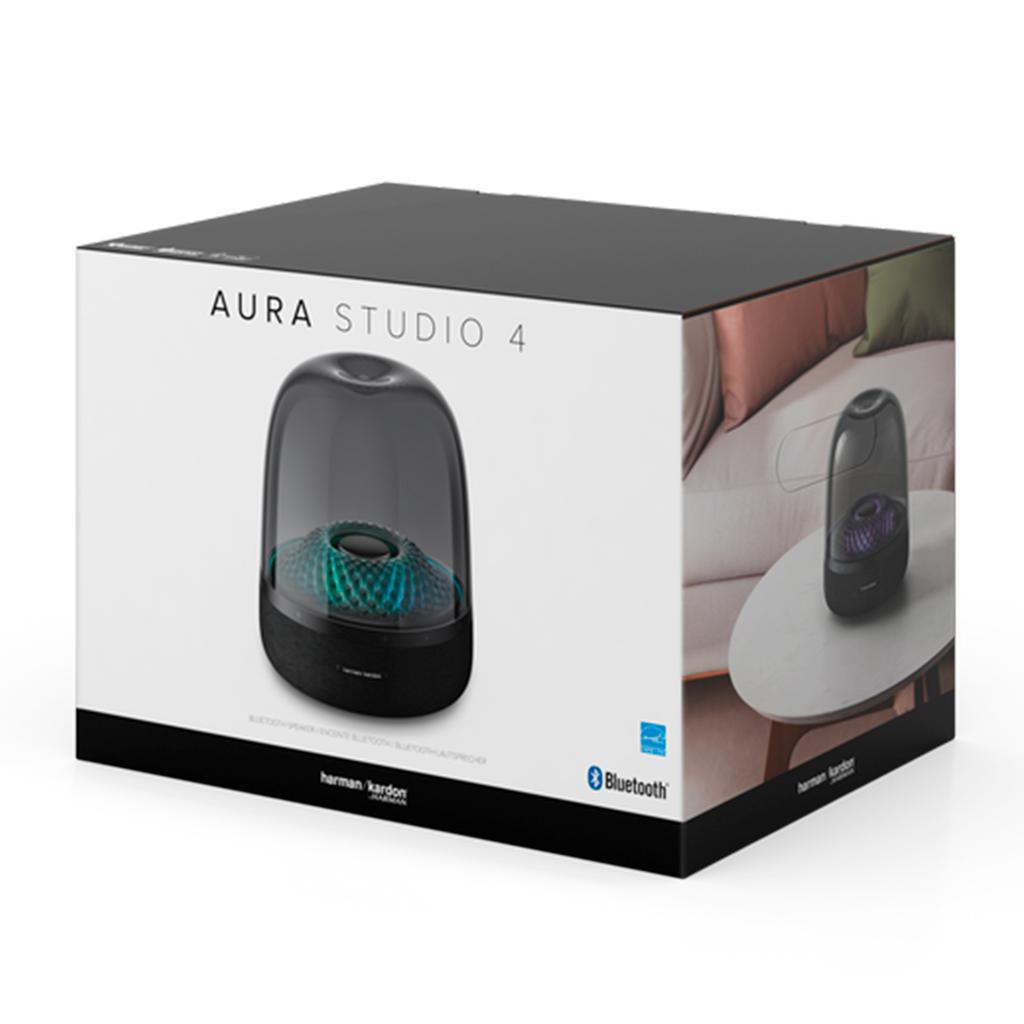 Harman Kardon Altavoz Bluetooth Aura Studio 4 con Cúpula Transparente y Luces