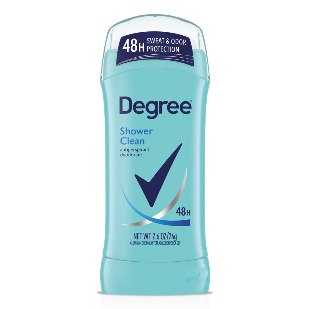 Degree Desodorante Shower Clean para Mujer 5 Unidades / 74 g / 2.6 oz