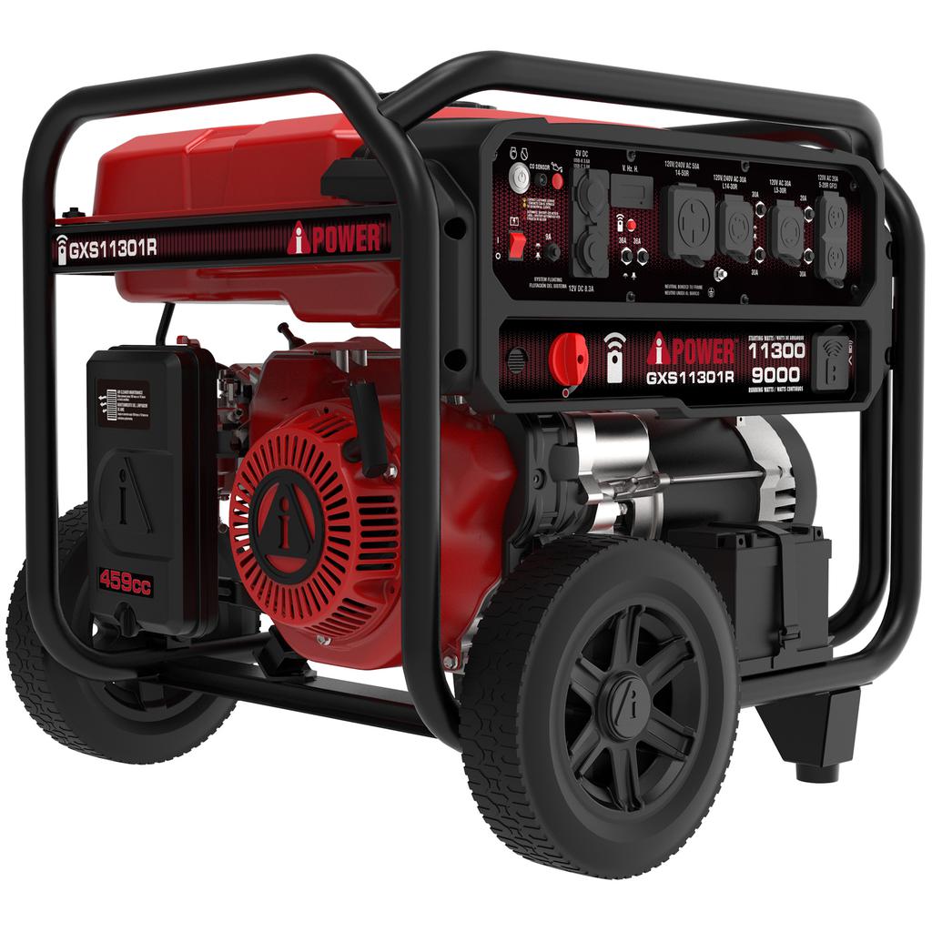 A-iPower Generador Portátil con Control Remoto y Sensor de Monóxido de Carbono