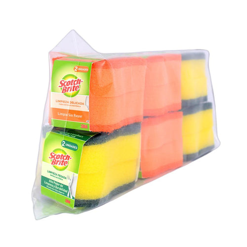 Scotch-Brite Esponja Dual 12 Unidades