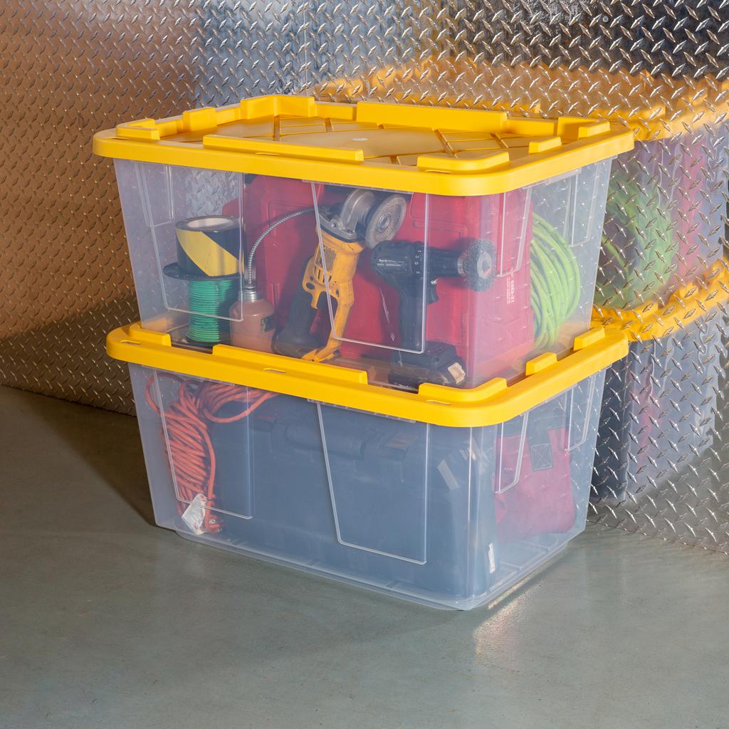 Greenmade Caja Profesional Transparente para Almacenamiento 102 L / 27 gal