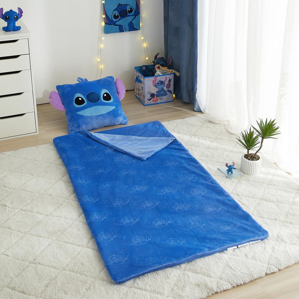 Disney Set de Almohada y Saco de Dormir de Personajes Animados para Niños