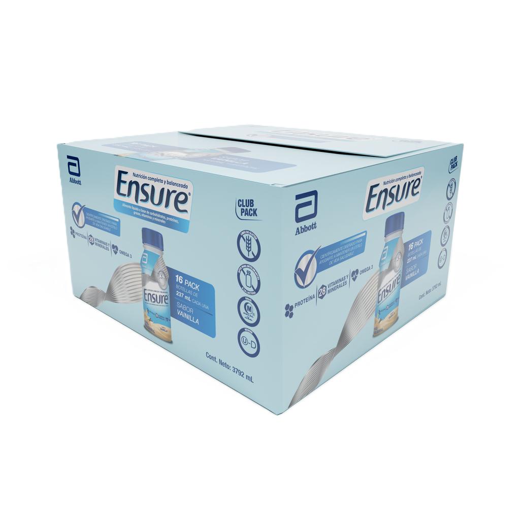Ensure Suplemento Líquido Sabor Vainilla 16 Unidades / 237 mL
