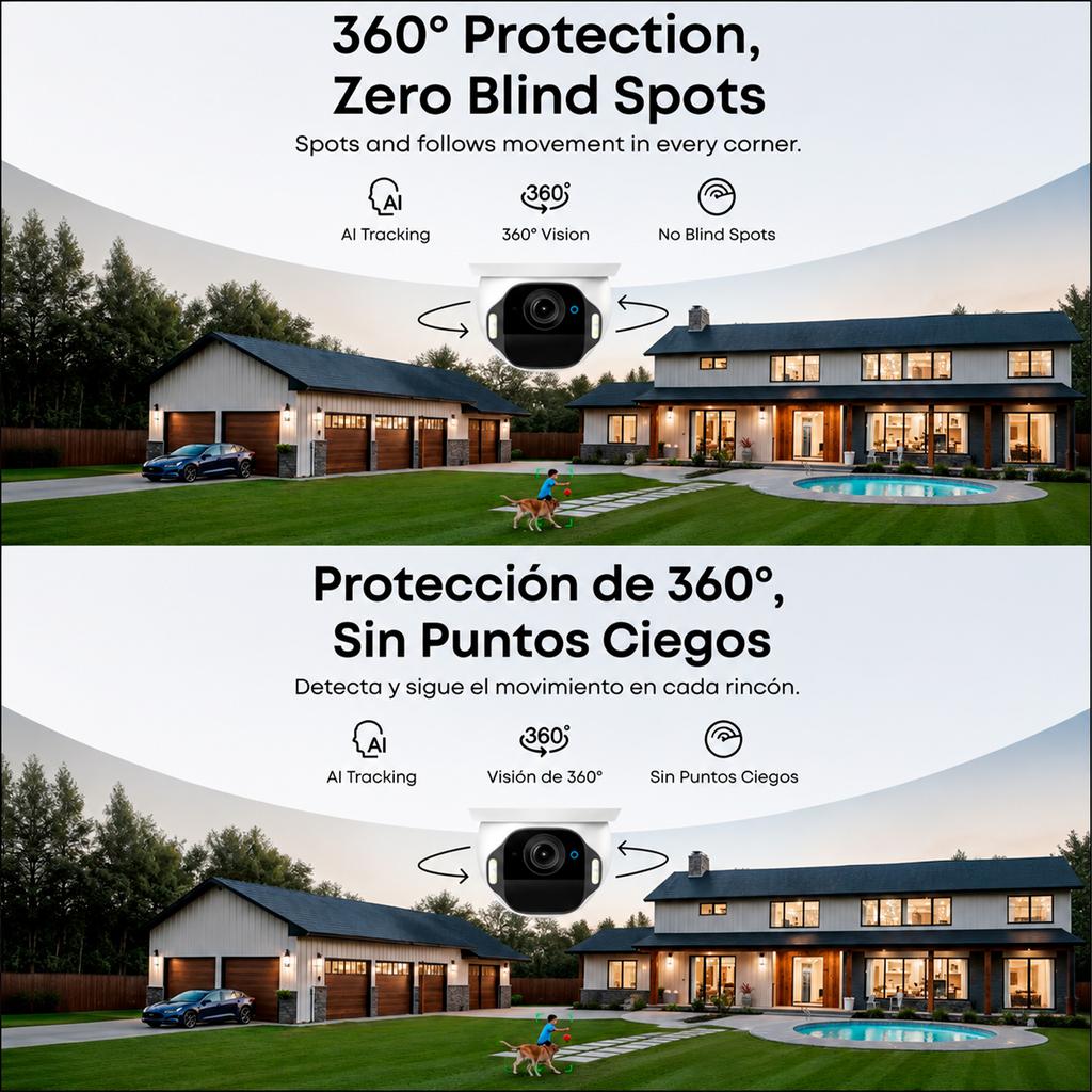 Eufy Cámara de Seguridad Exterior 4K SoloCam E42