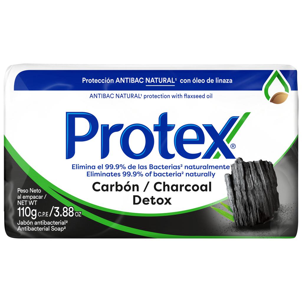 Protex Jabón de Tocador Presentación Surtida Aloe y Carbón Detox 12 Unidades