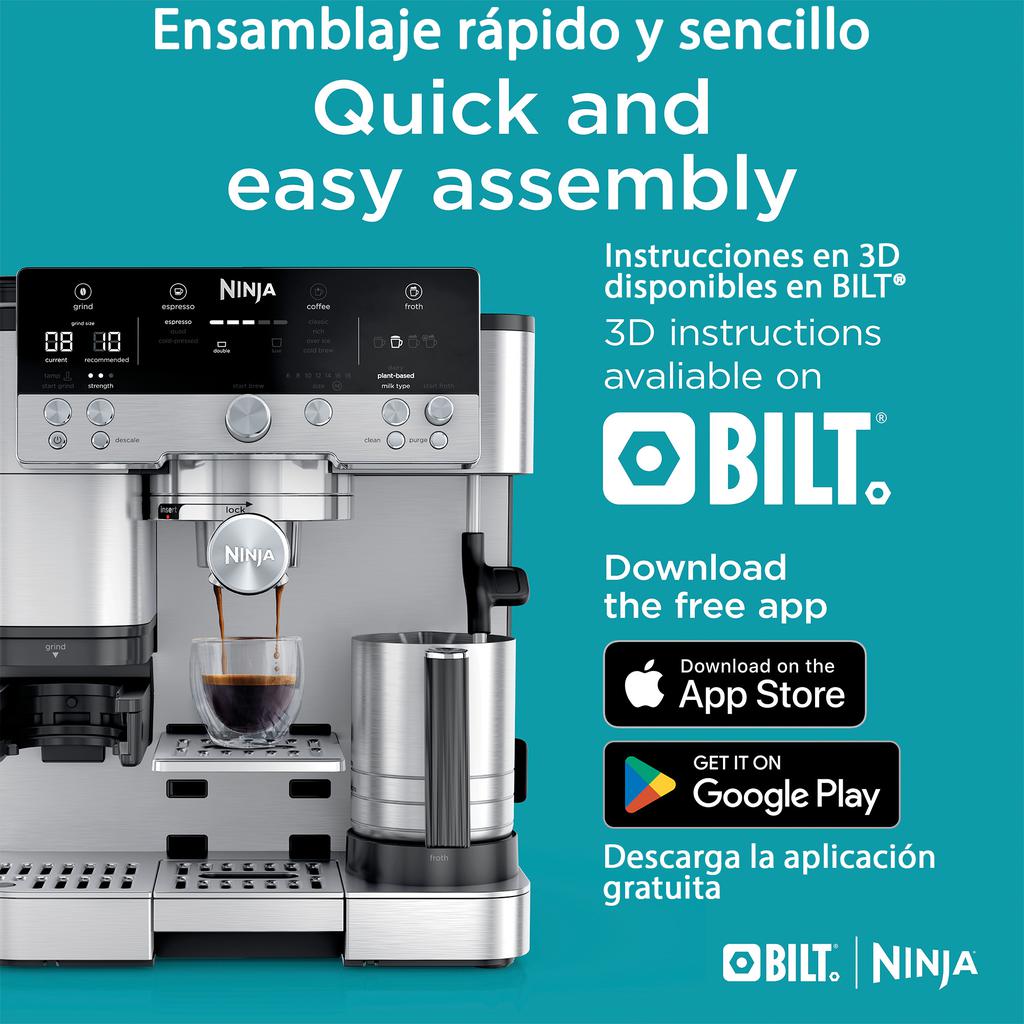 Ninja Máquina de Café Espresso 3 en 1 ES601