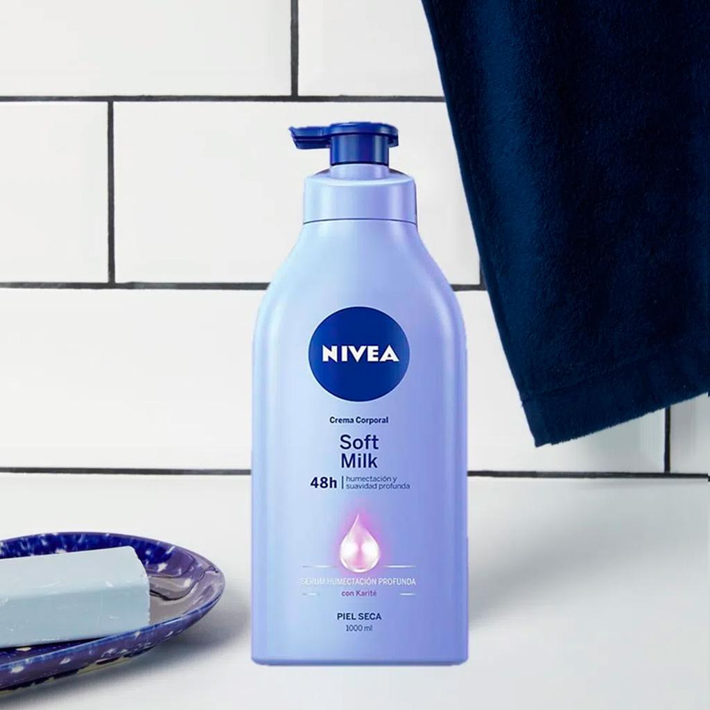 Nivea Crema Corporal Soft Milk 1 L