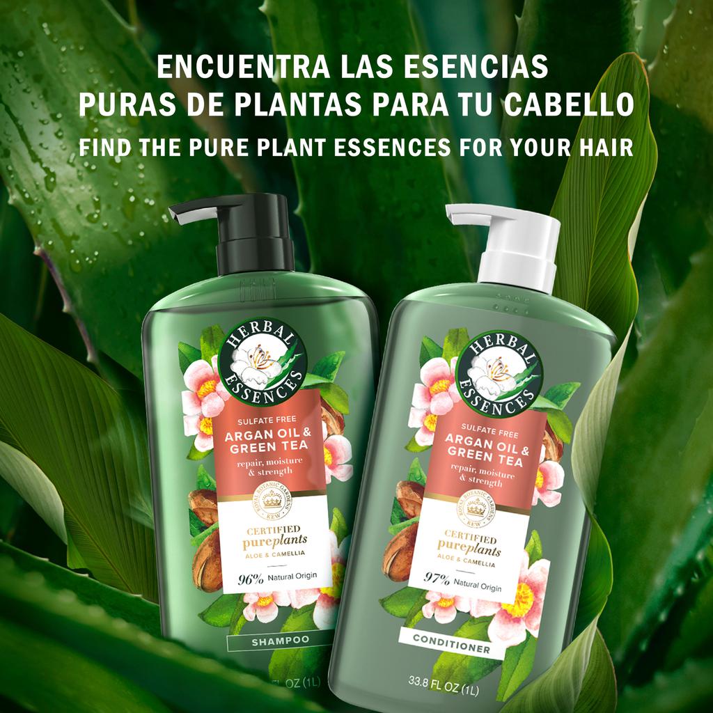 Herbal Essences Acondicionador de Aceite de Argán y Té Verde 1 L / 33.8 oz