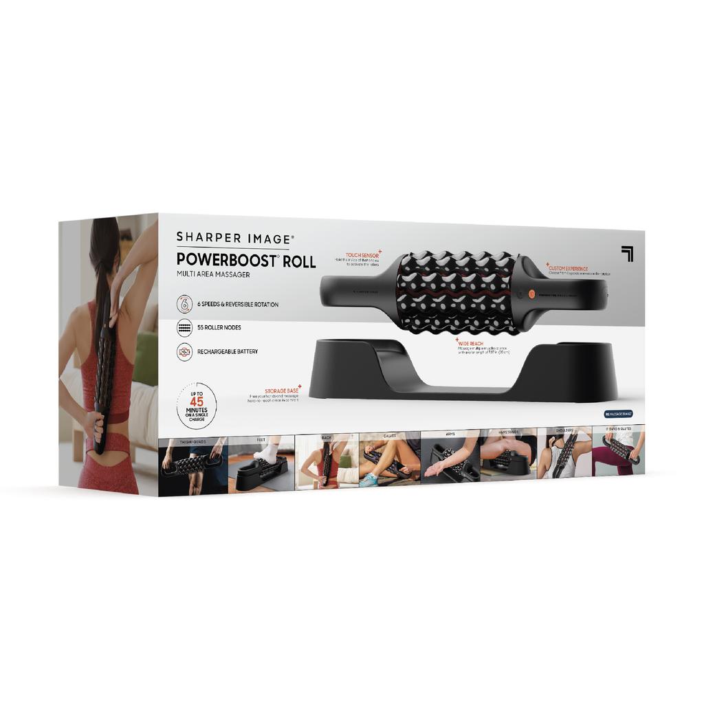 Sharper Image Masajeador Multiárea Powerboost Roll 6 Velocidades