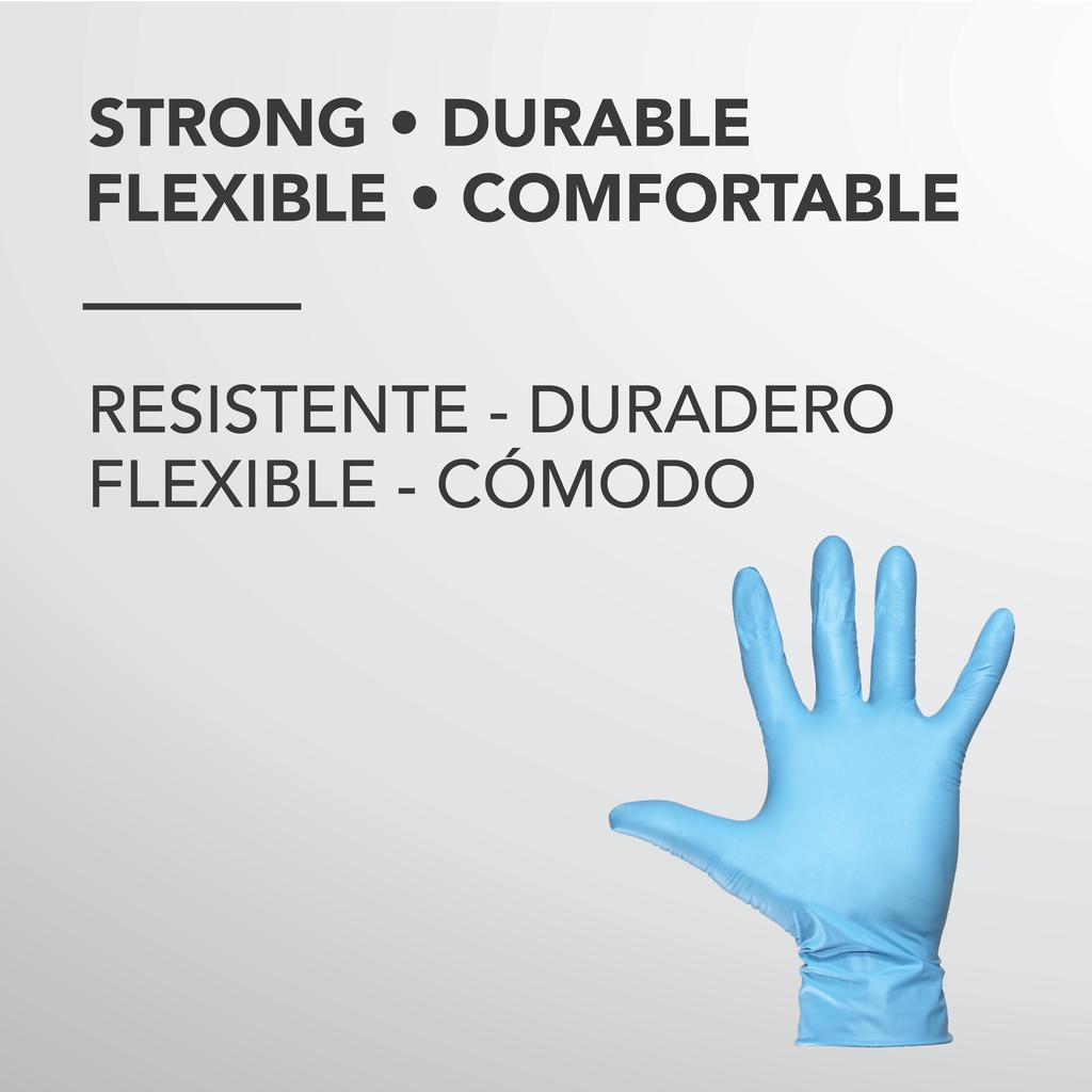 Sani-Guard Guantes Desechables de Nitrilo Multiusos Talla Mediana 2 Paquetes / 100 Unidades