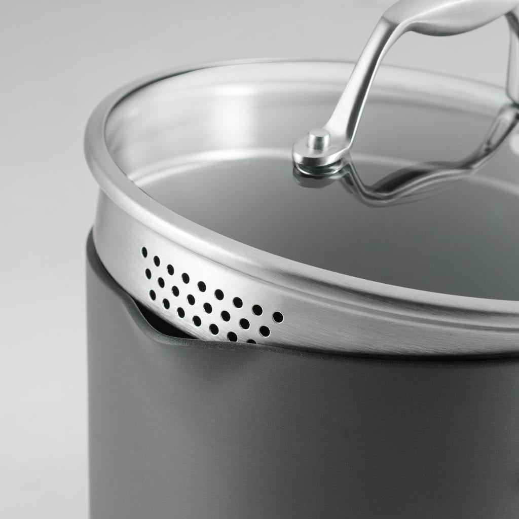 Member’s Selection Juego de Batería de Cocina Aluminio Anodizado 12 Piezas