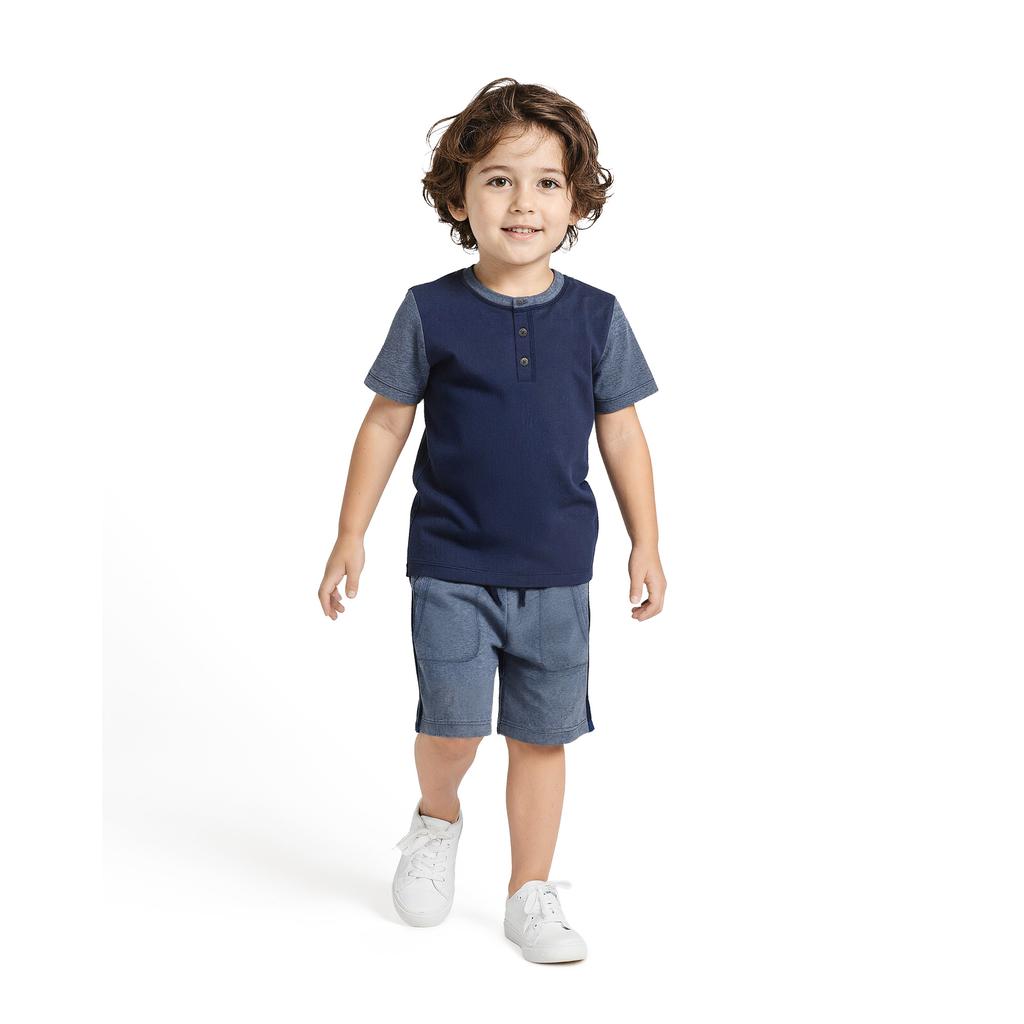Splendid Conjunto de Camisetas y Bermuda para Niño 3 Piezas