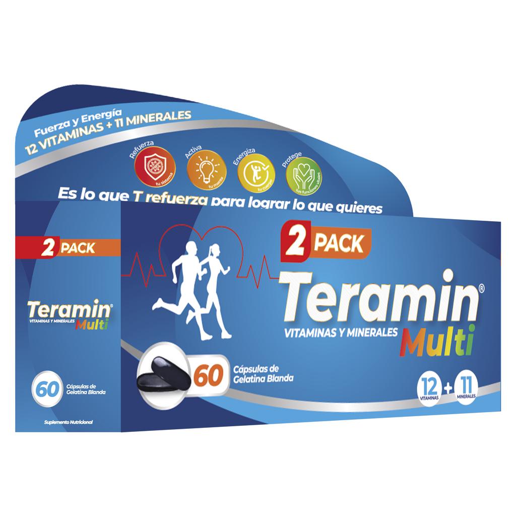 Teramin Multi Vitaminas y Minerales 60 Unidades