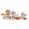 Member’s Selection Batería de Cocina de Acero Inoxidable 13 Piezas