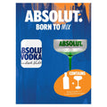 Absolut Vodka Claro Destilado Botella de 1 L + Copa Martini