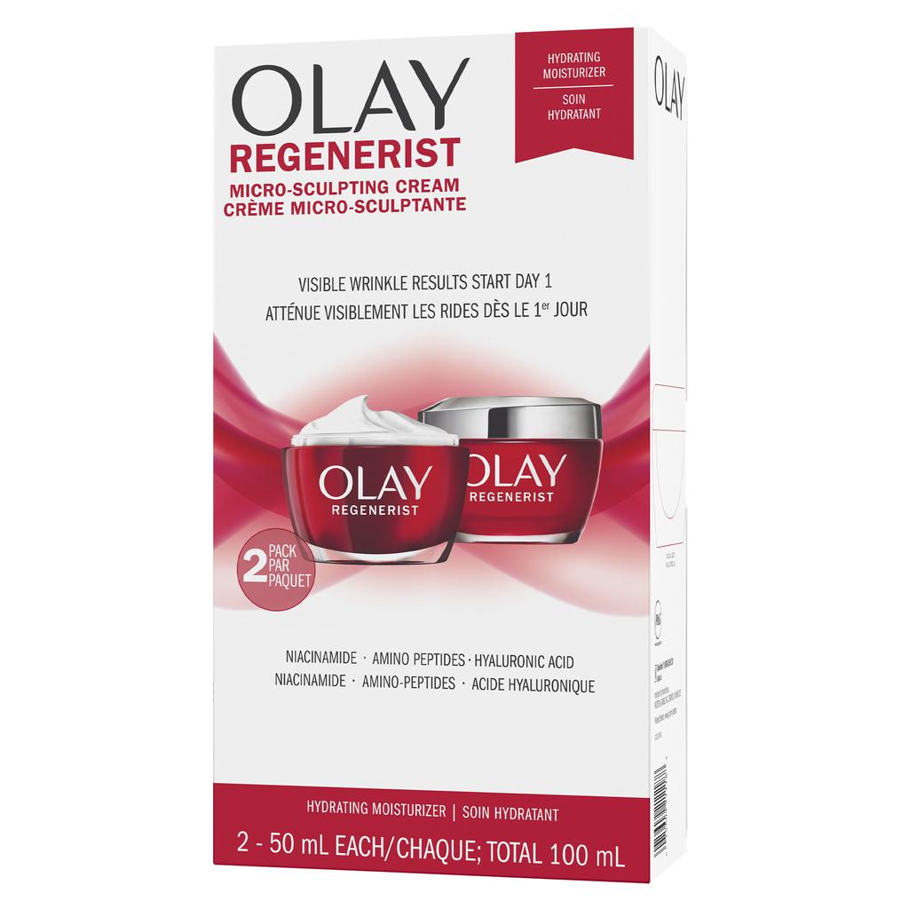 Olay Crema Facial Hidratante Regenerist 2 Unidades / 50 mL / 1.7 oz