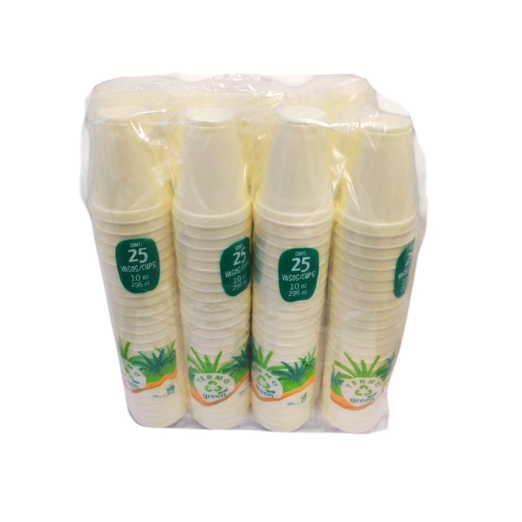 Termogreen Vasos Desechables de Espuma 200 Unidades / 295 mL / 10 oz