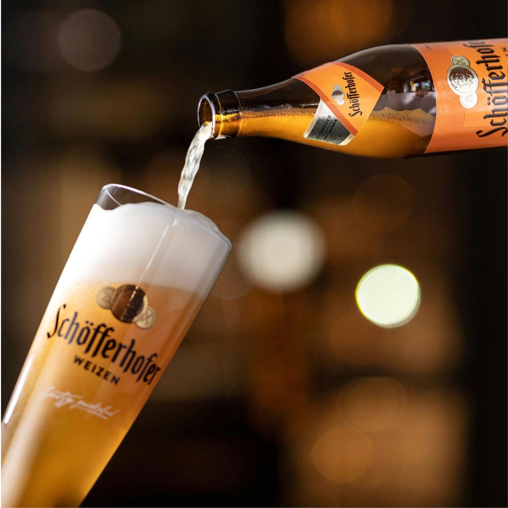 Schofferhofer Cerveza Hefeweizen Importada 5 Unidades / 500 mL + Copa
