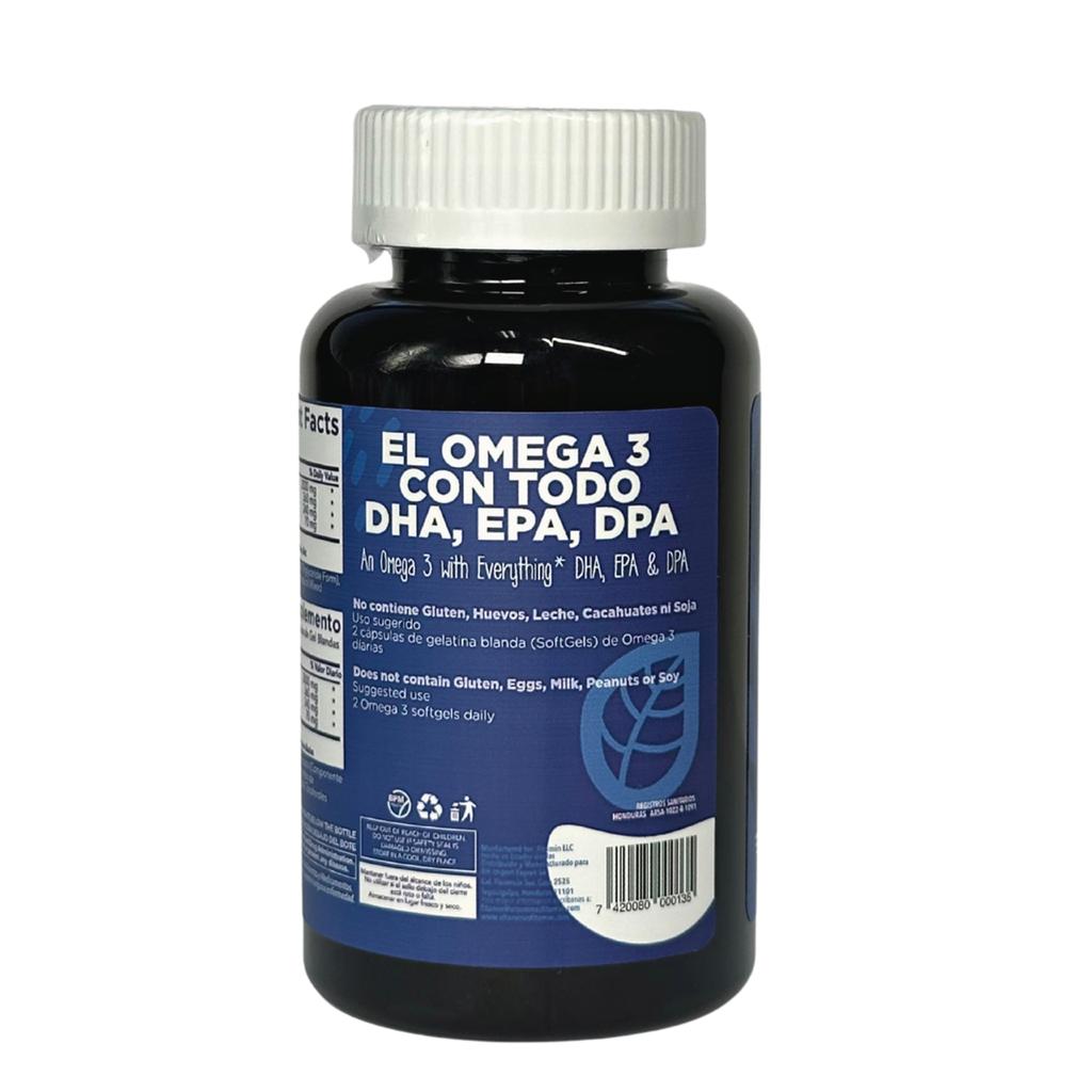 Fitamin Vitaminas Omega 3 / 60 Unidades