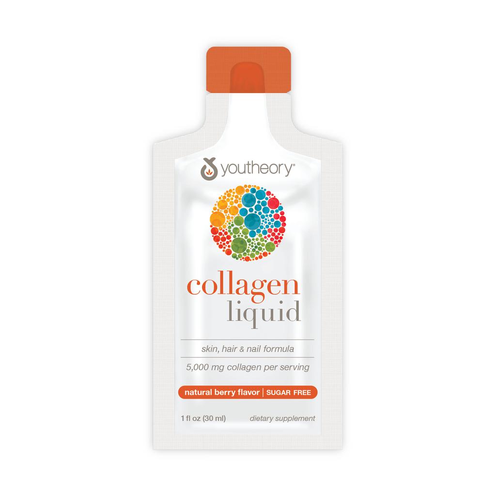 Youtheory Suplemento de Colágeno Líquido 12 Unidades / 30 mL / 1 oz