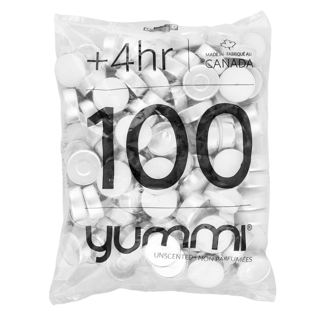 Yummi Velas Pequeñas sin Aroma 100 Unidades