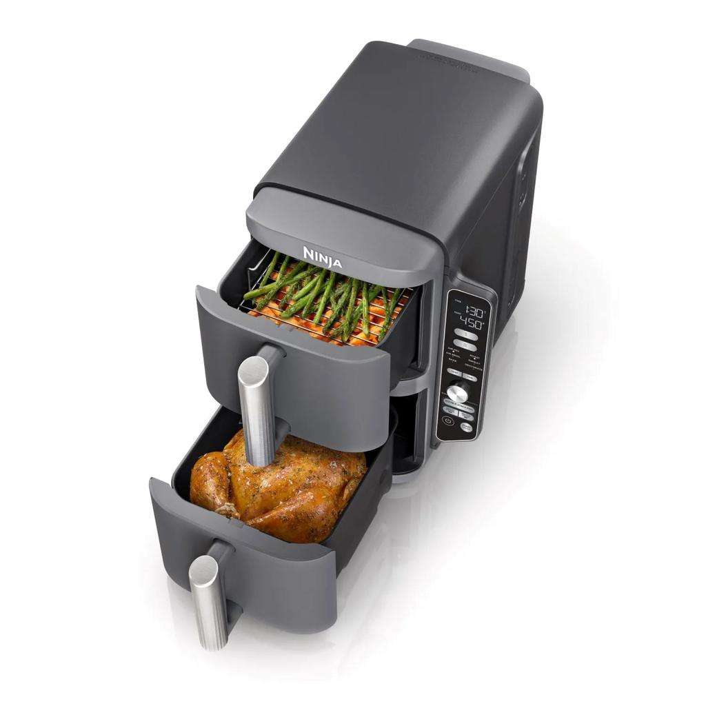 Ninja DoubleStack XL Freidora de Aire de 2 Canastas Apiladas 9.5 L / 10 qt SL401