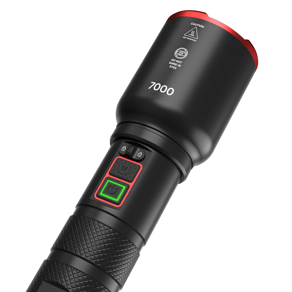 InfinityX1 Linterna de Doble Potencia con 3 Modos de Uso